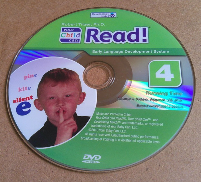 Your Child Can Read! 5 DVD Set by Robert Titzer ~ Reading System Developing