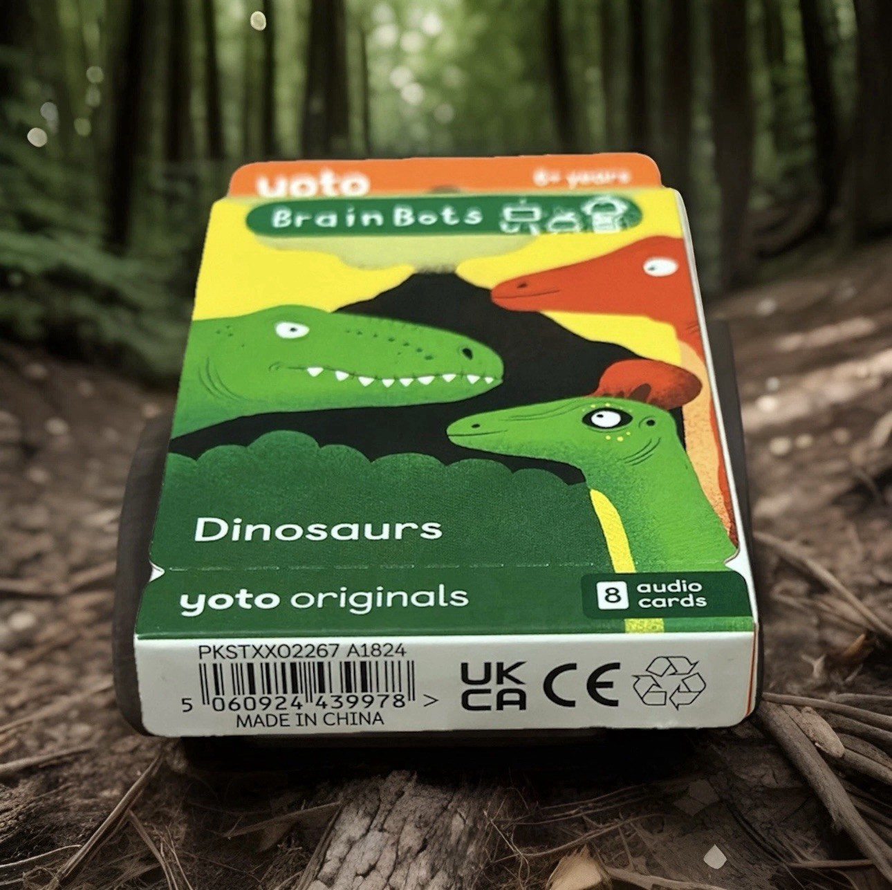 New Yoto BrainBots: Dinosaurs Audio Card Collection 8 Card Pack 4 Hours Age 6+