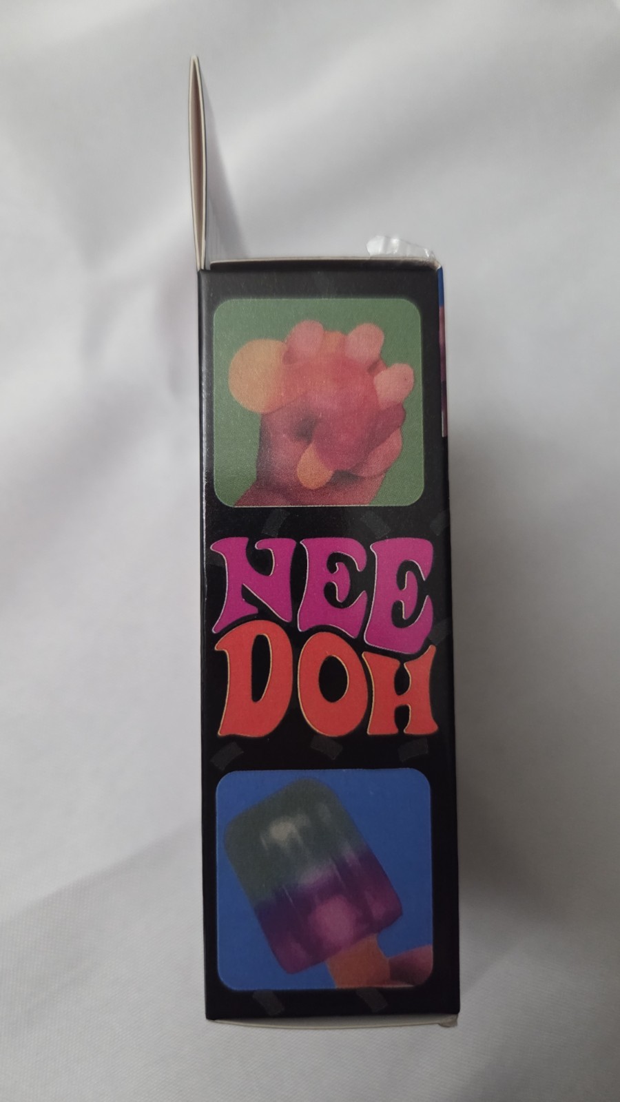 NEW! NeeDoh Nice-sicle Popsicle Squishy Fidget Toy orange/pink