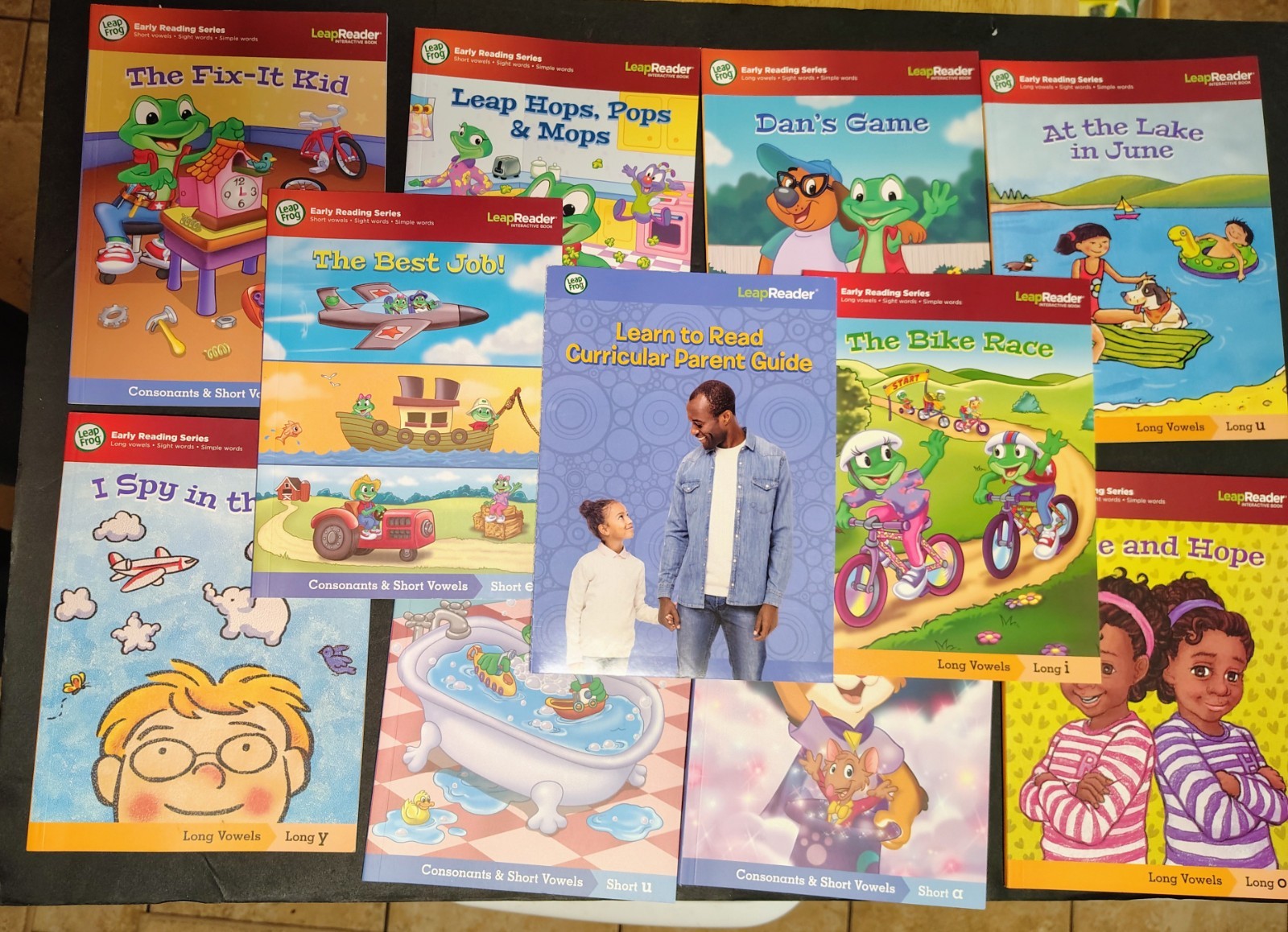 Leap Frog-11 Leap Reader Books – With Learn To Read Circular Parent Guide
