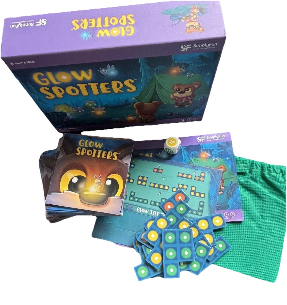 Glow Spotters. Simply Fun. Math & STEM Game for Kids 5 & Up