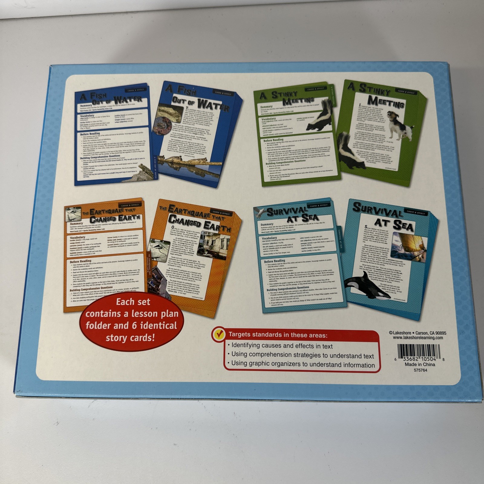 Lakeshore High-Interest Intervention Reading Folders Lot of 5 Sets Ages 9+