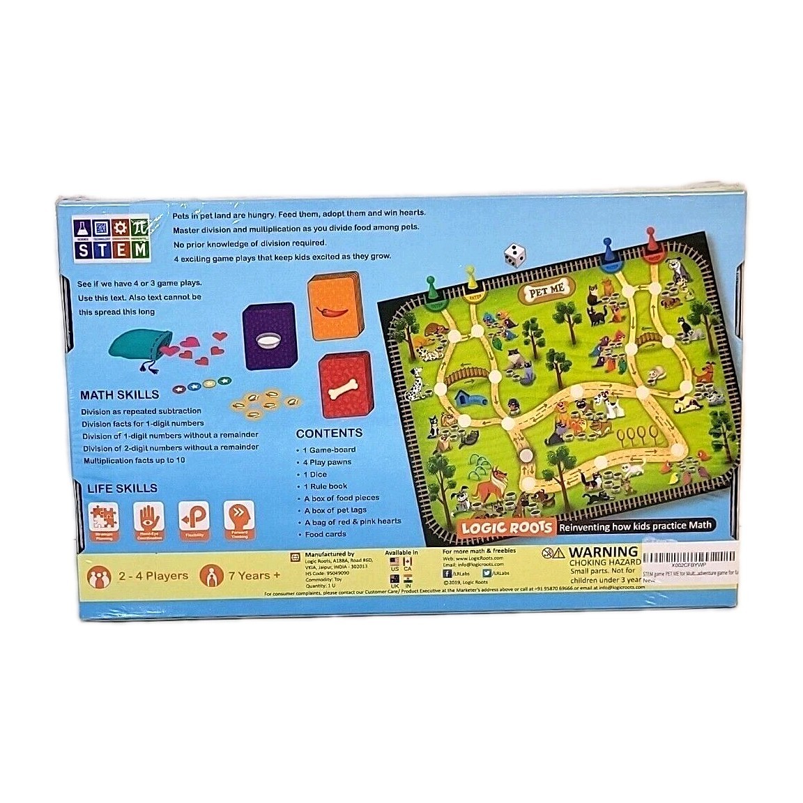 Logic Roots STEM Multiplication And Division Game 7yr+ Education New Sealed