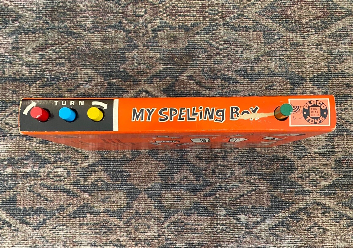Vintage 60s Placo Toys My Spelling Box Children’s Learning Game 1967 Ages 4-8