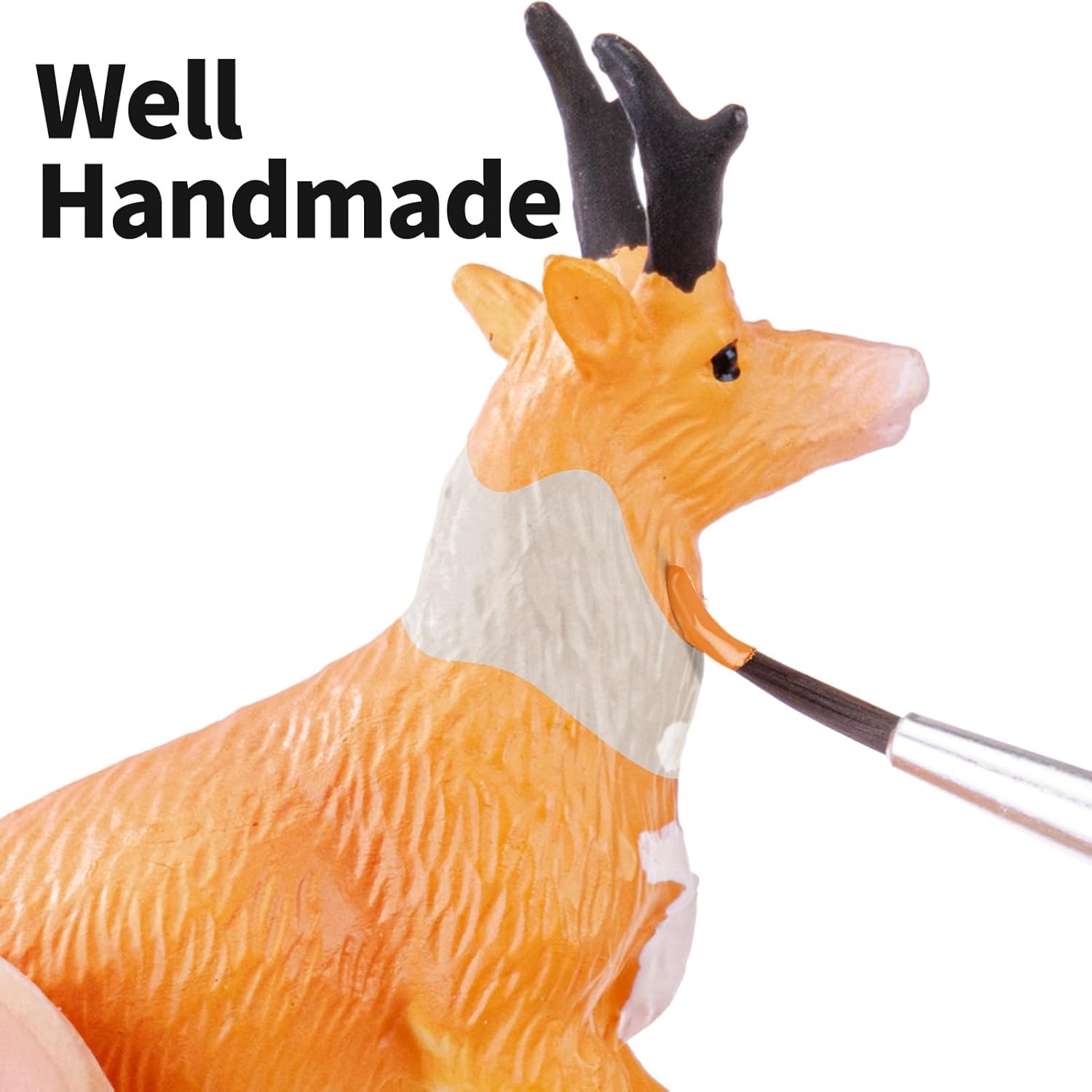 16PCS Mini North American Woodland Animals Figurines Toys, Realistic Jungle Wild