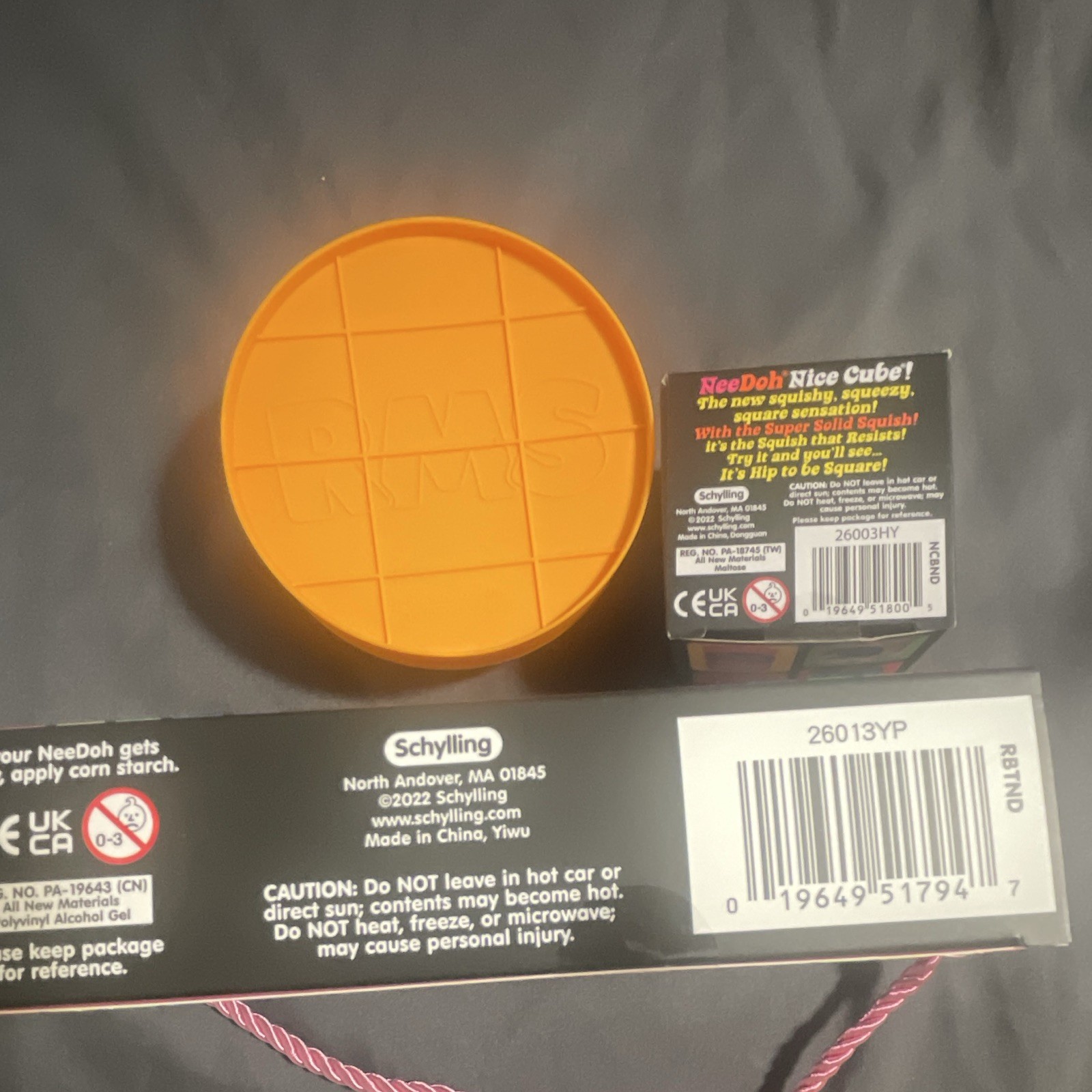 Needoh Rainboh , pink nice cube and free opened RMS Sherbet Dumpling