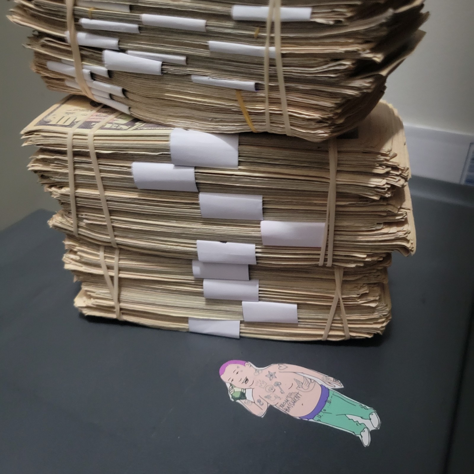 Best Replica Grade A++ AGED $10 Bills x 100 / Novelty Purposes Only