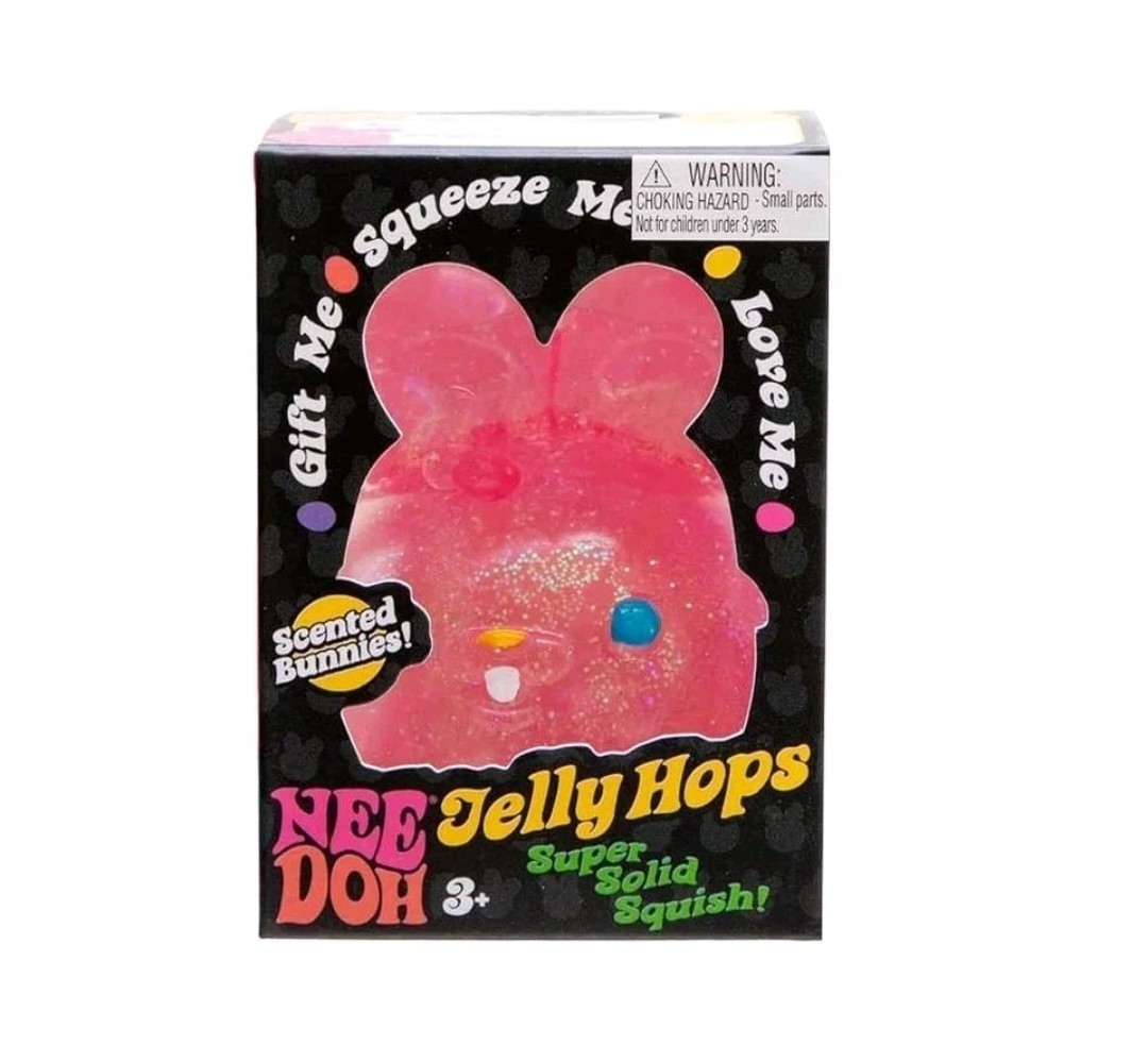 Authentic 2026 NeeDoh Jelly Hops Scented Super Solid Squish Bunny 🚚FreeShipping