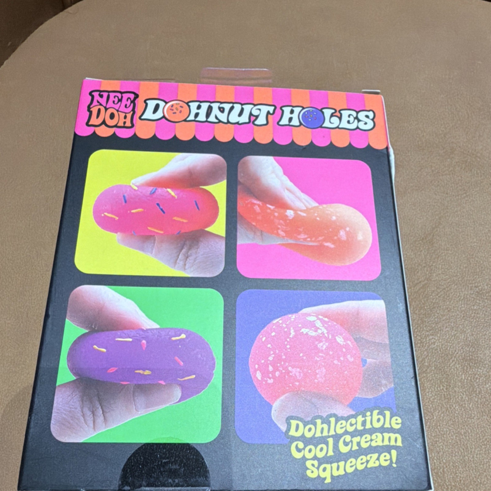 Nee Doh Lot of 7 Hot Shots Swirl Fuzz Ball Fab Four Funky Pup Donut Holes