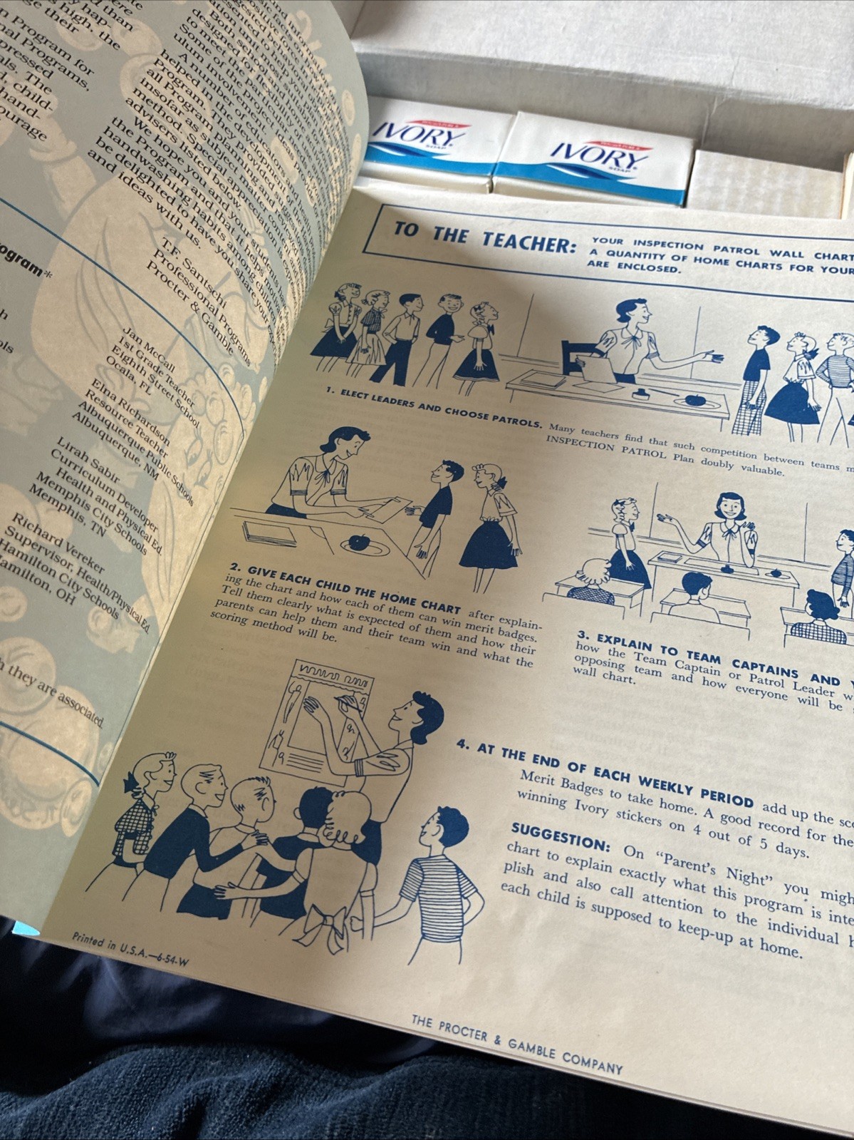 Vintage Ivory Handwashing Program Teachers Kit Ivory Soap P&G 1987