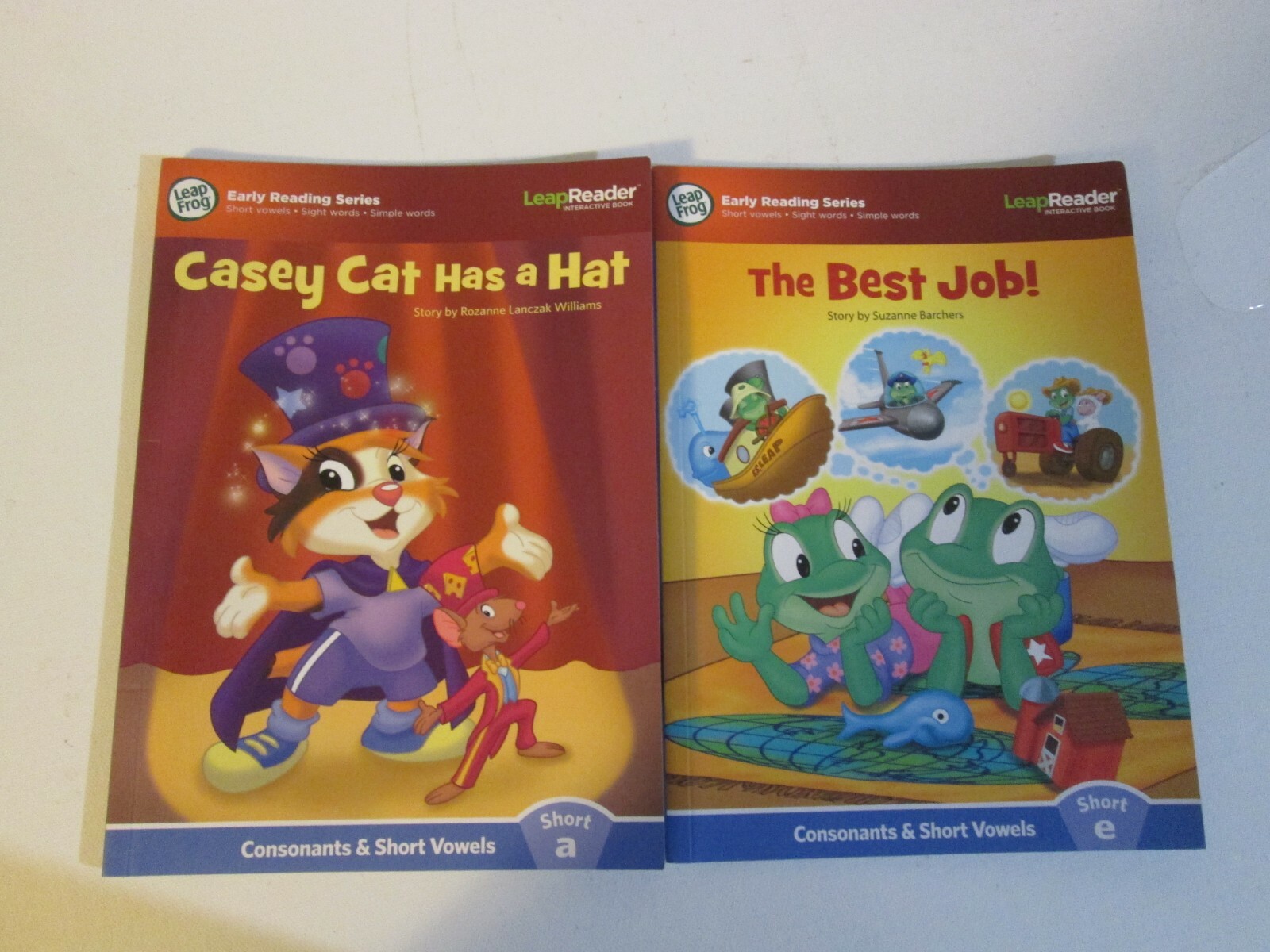 Leapfrog Tag System Learn To Read Book Set 1 Short Vowels 6 Books 4-7 Years NEW