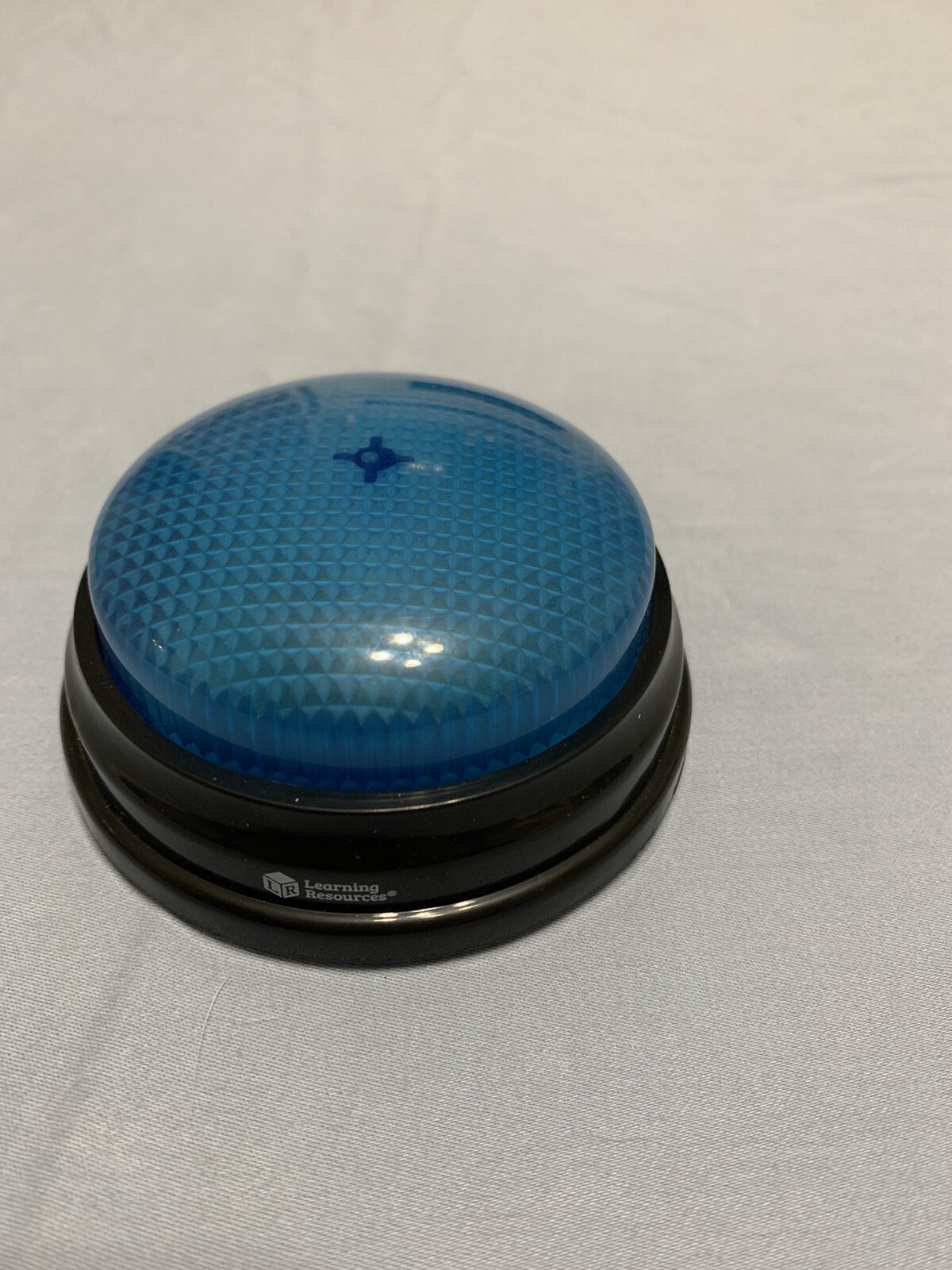 Fun Blue Light Up Push Buzzer With Sound! Learning Resources LRNLER3776