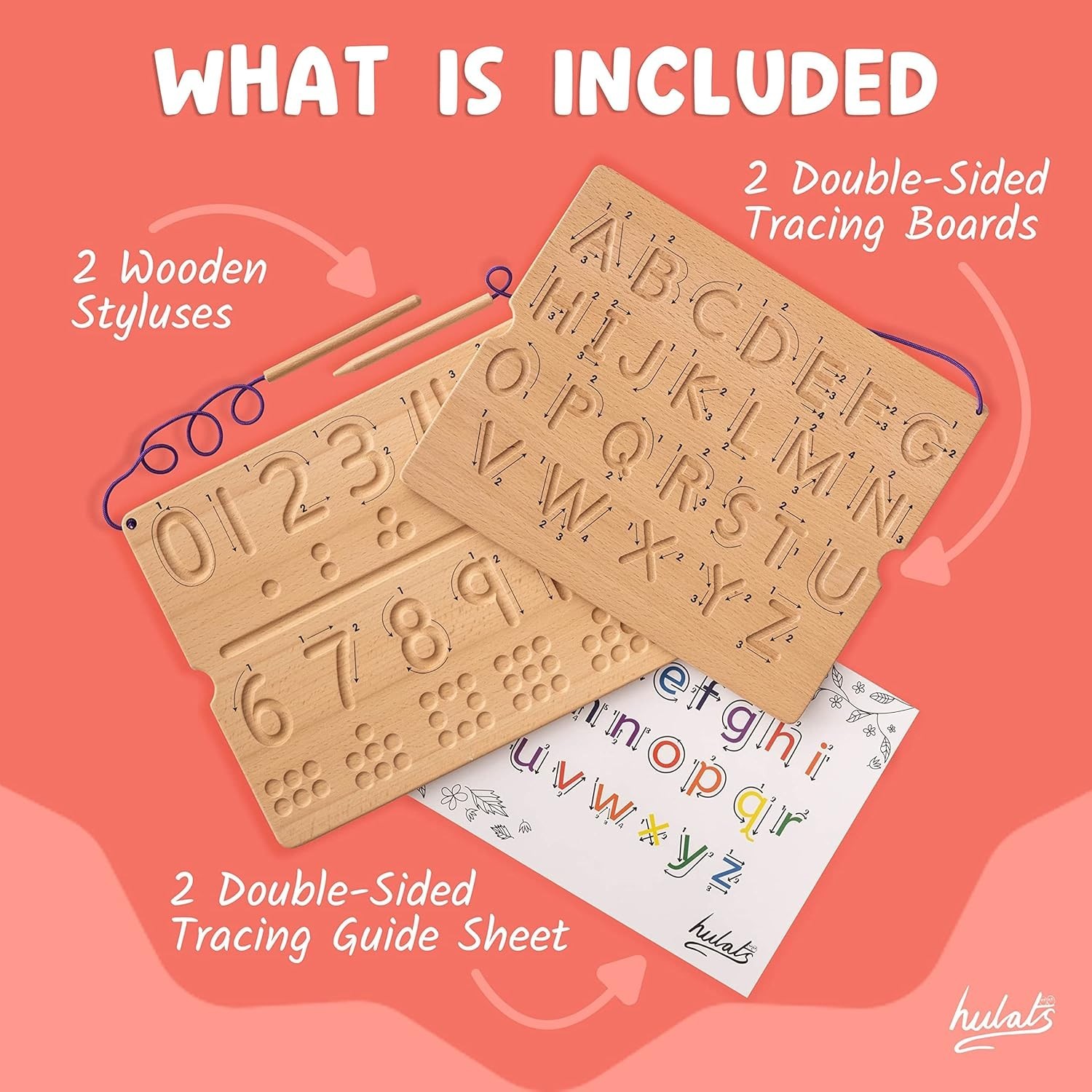 Montessori Alphabet & Numbers Tracing Set