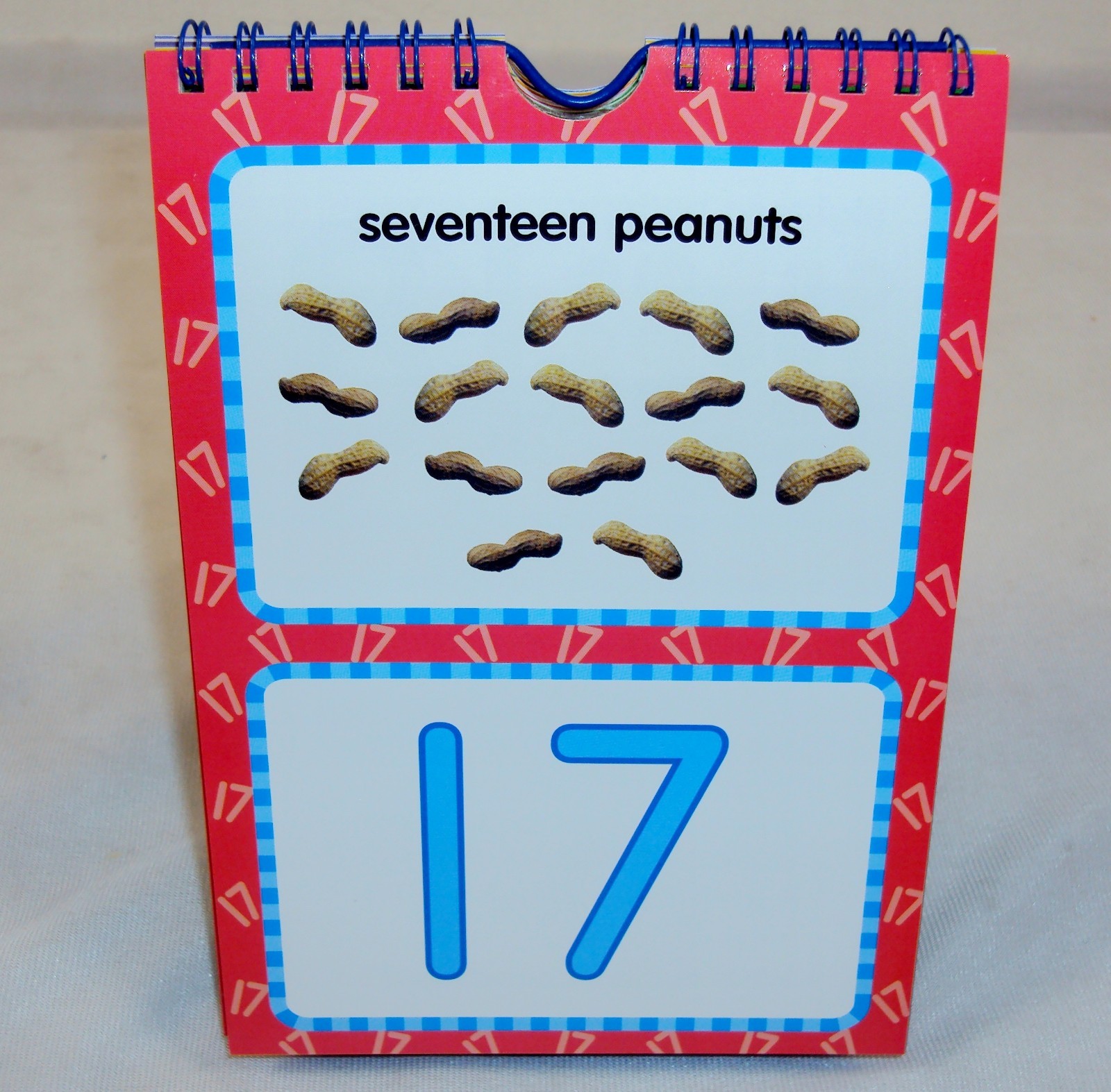 Flip Over Learning NUMBERS ~ Active Minds Flash Card Book For Parents & Children
