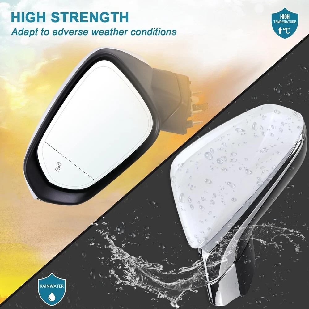 Left Driver Side Mirror Compatible With 2016-2022 Lexus RX350 RX450h 2018-202…