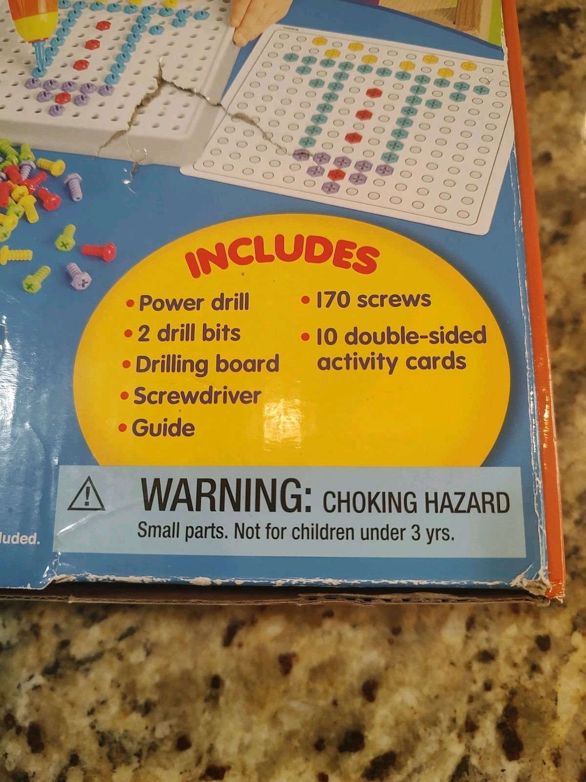 Lakeshore Create & Design Drill Kit Age 3+ Motor Skills Educational Screw Driver