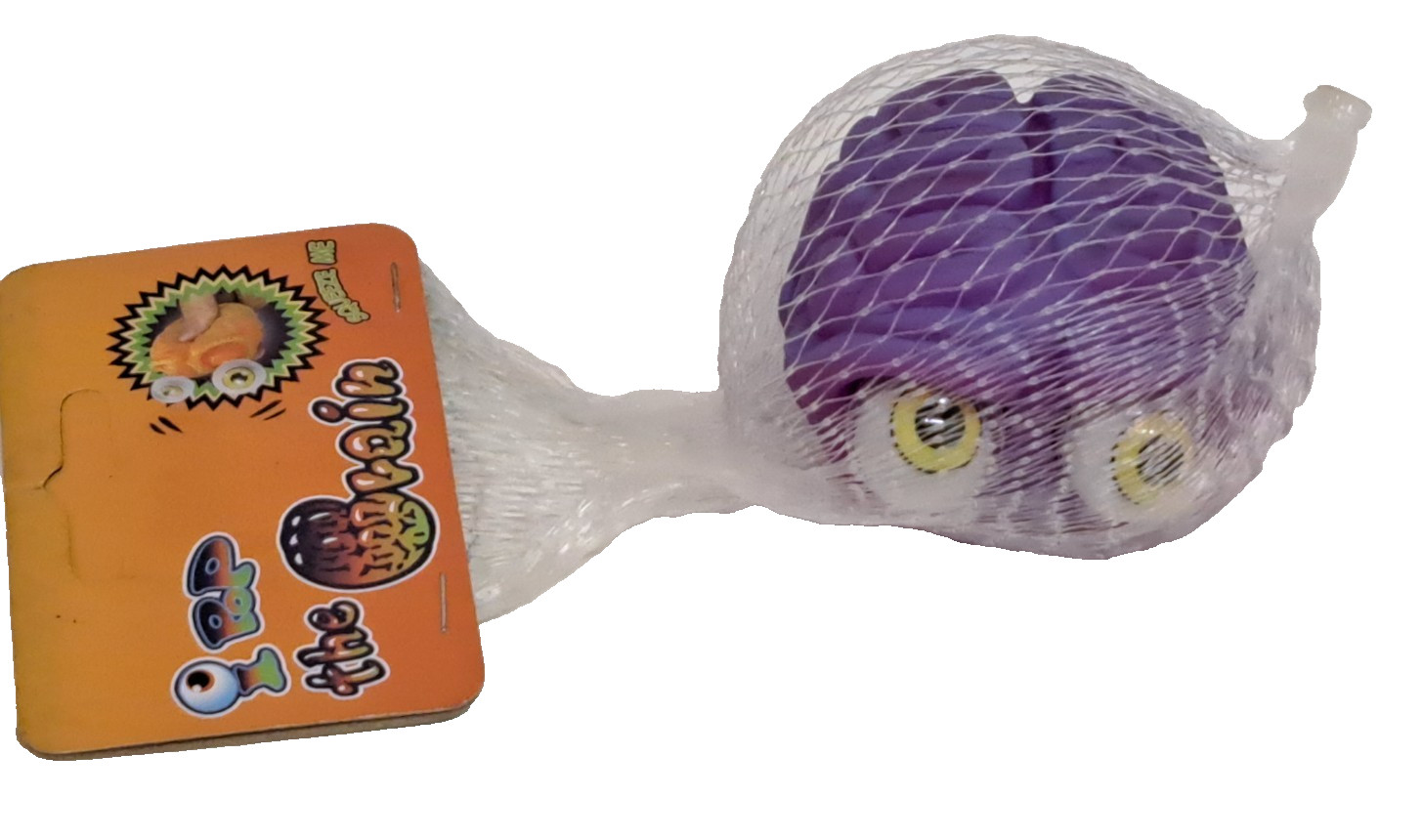 Poppin Peeper Brain, Fidget Sensory Toy Stress Reliever Hand Therapy Tactile ASD