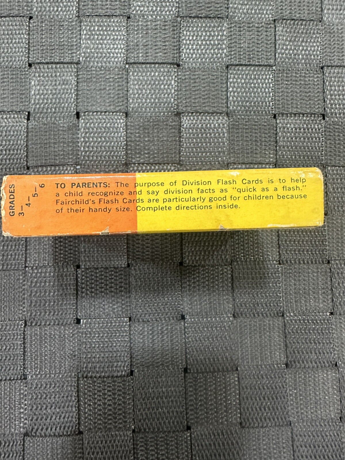Vintage Fairchild Division Flash Cards Sealed Box 1960’s