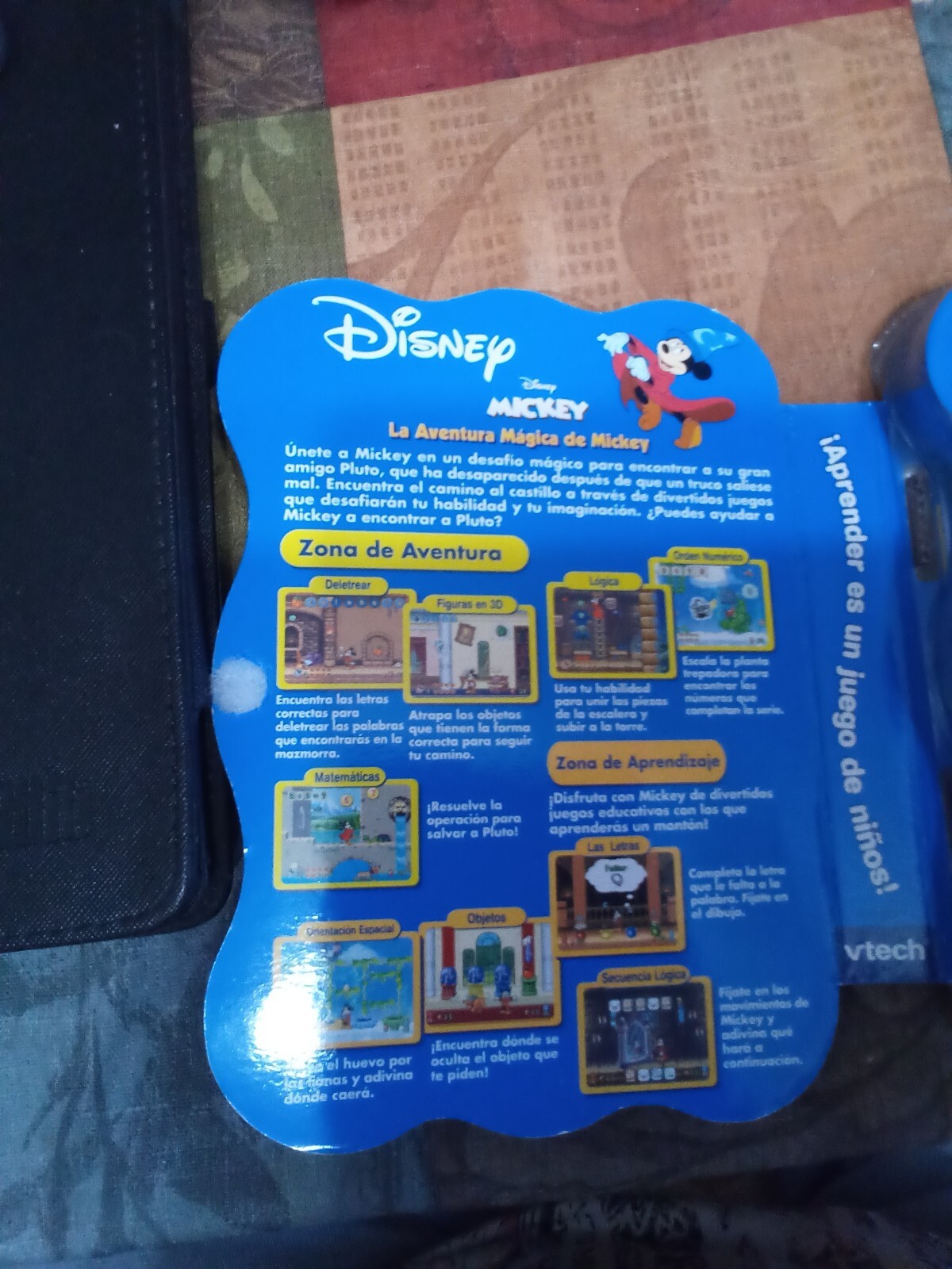 NEW Spanish V-TECH V.SMILE V-MOTION MICKEY MOUSE ACTIVE LEARNING GAME AGE 5-7