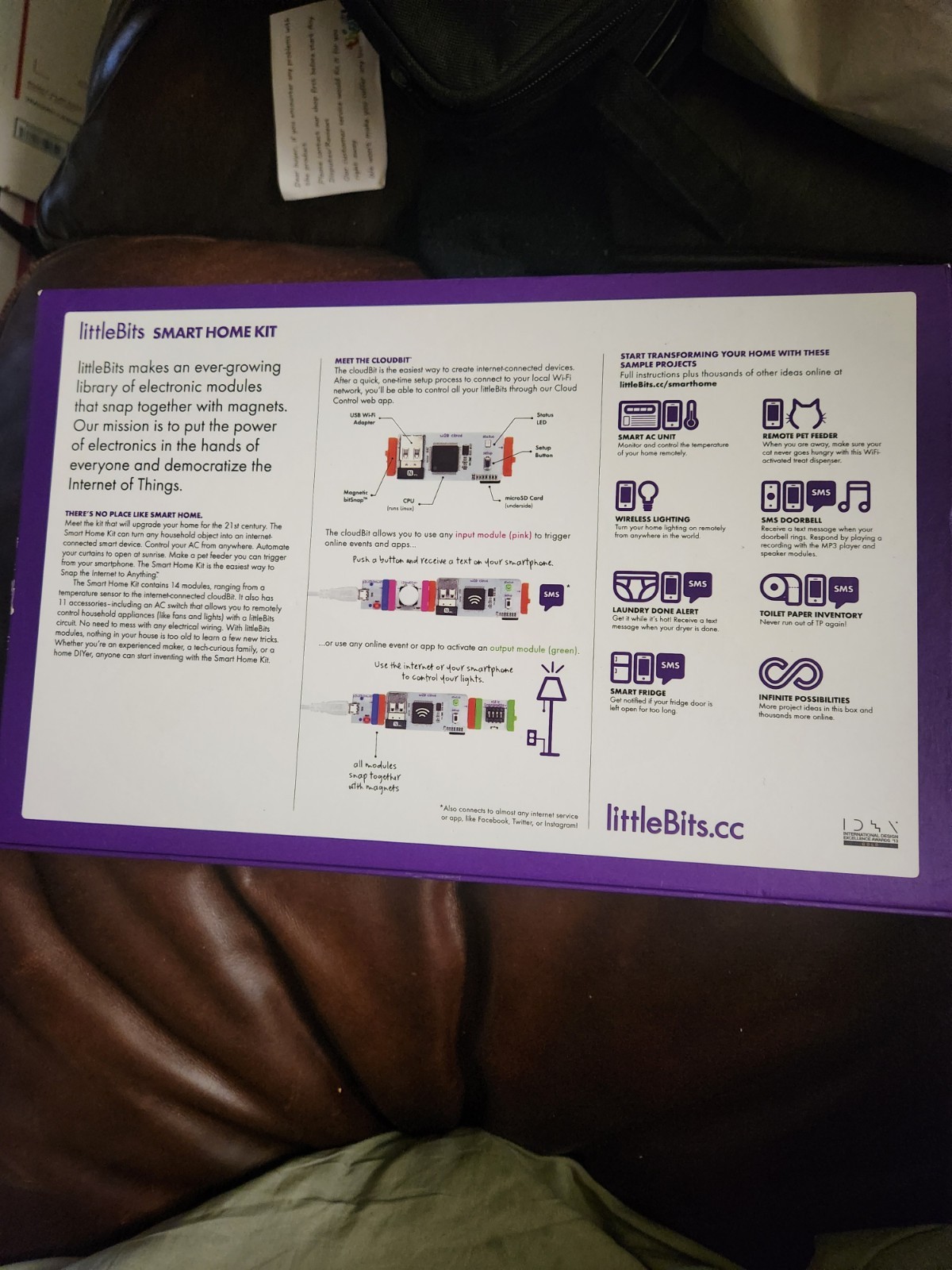littleBits Smart Home Kit Internet of Things Electronics Toy, Ages 14+ (2014)