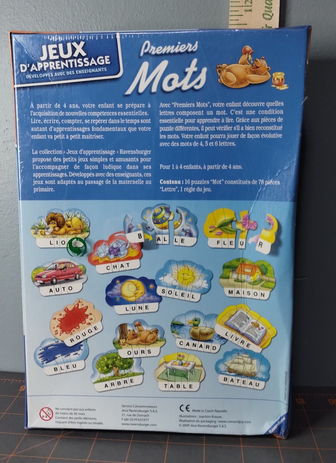 Ravensburger Premiers Mots French Learning Game For Kids Ages 4+