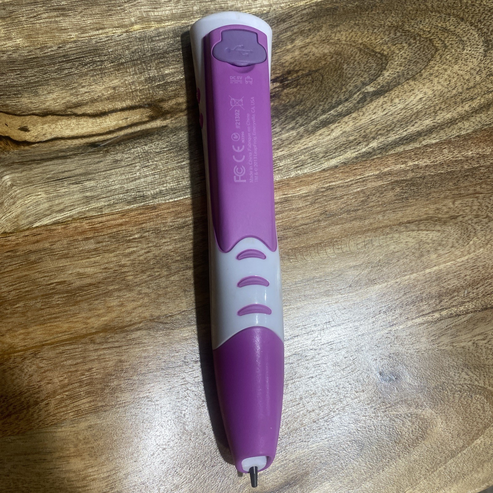 Leapfrog Leapreader Pen 21302 Purple Rechargeable/Headphone Input