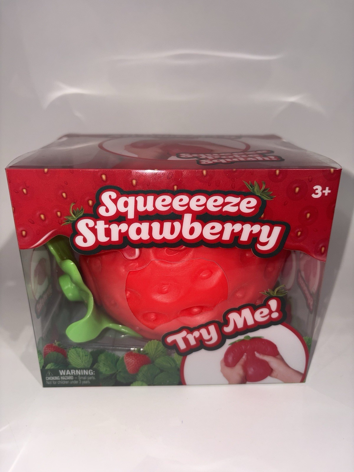 REAL VIRAL TOYMENDOUS Strawberry SunnyDays Squishy Large Stress Relief Toy NEW!