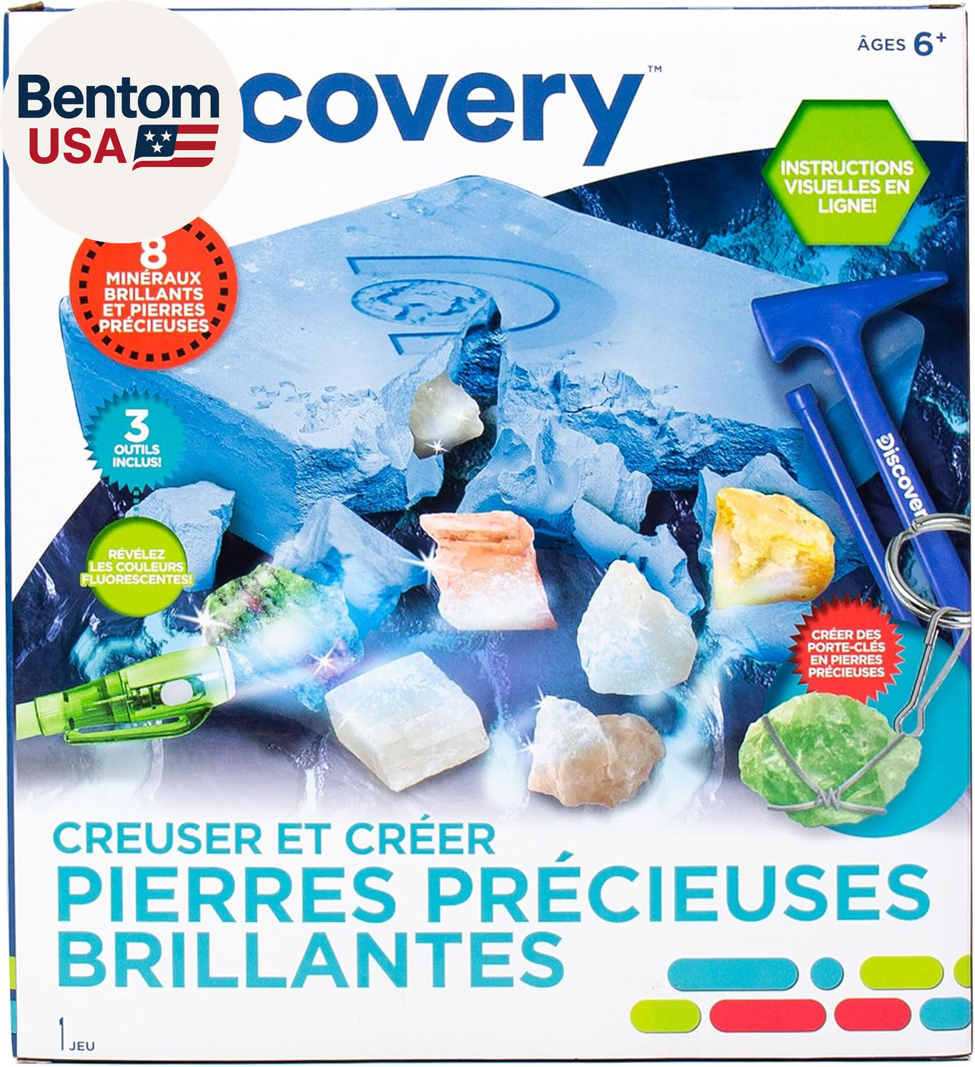 Discovery Crystal Growing Aquarium, At-Home STEM Kits for Kids Age 12 and Up, Cr