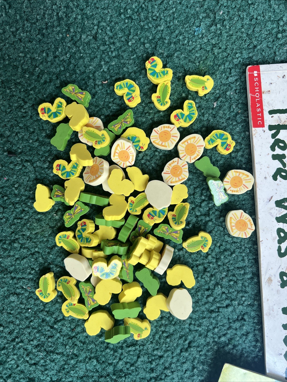 Eric Carle Unit- Books, Stickers, Counting erasers