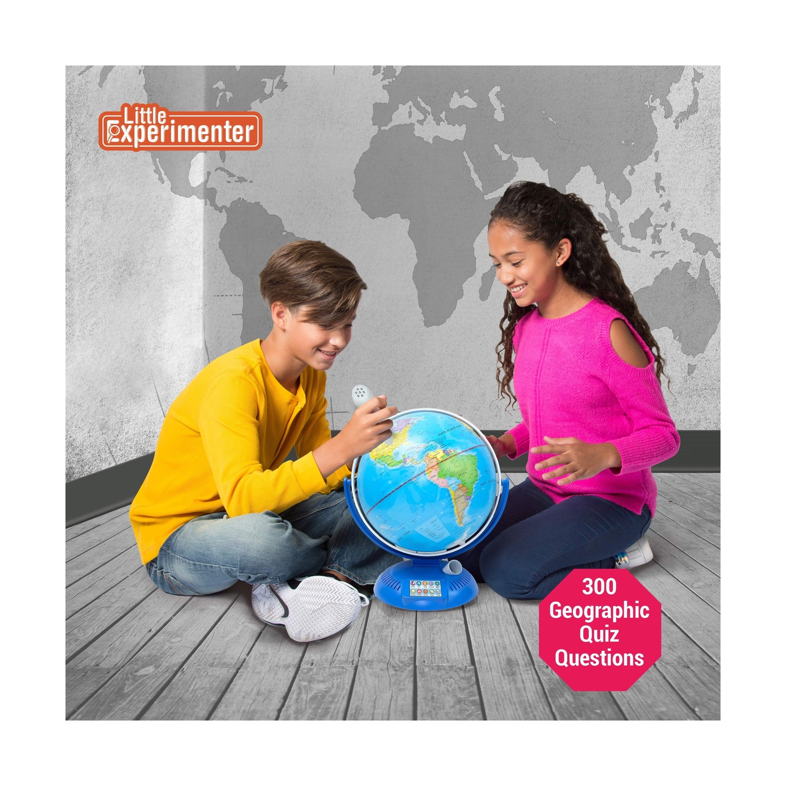 Little Experimenter Talking Globe – Interactive Globe for Kids Learning with …