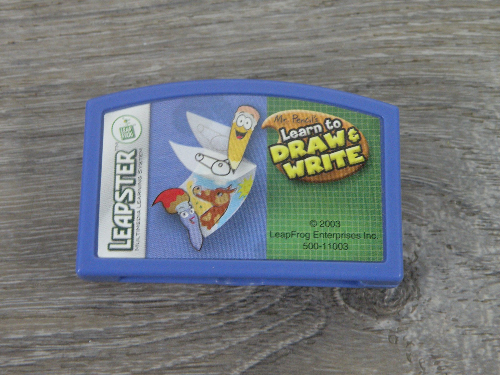 LeapFrog Leapster Mr. Pencil’s Learn to Draw & Write Game Cartridge 2003
