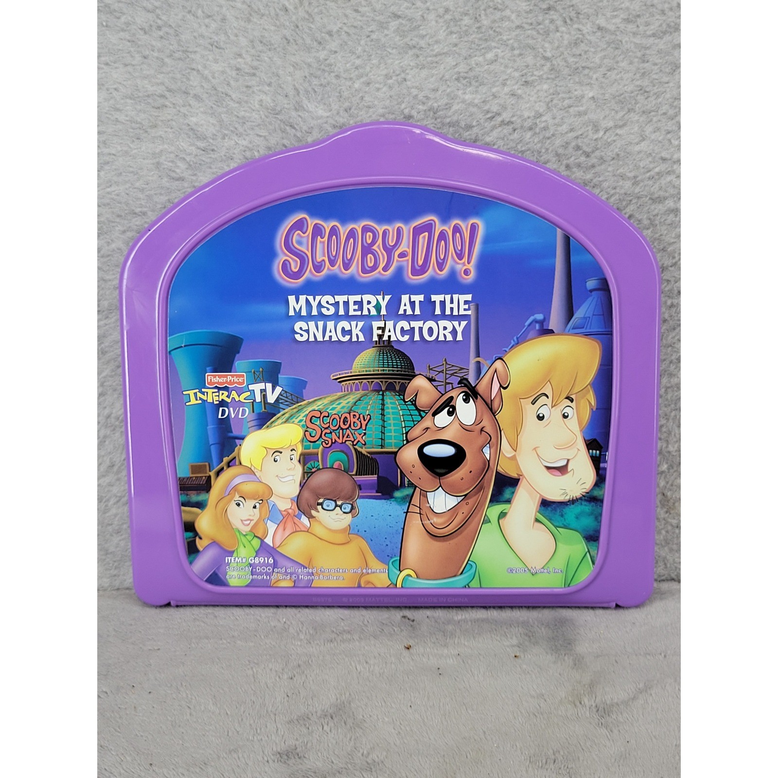 Fisher-Price InteracTV Scooby-Doo Mystery at the Snack Factory DVD G8916 2005