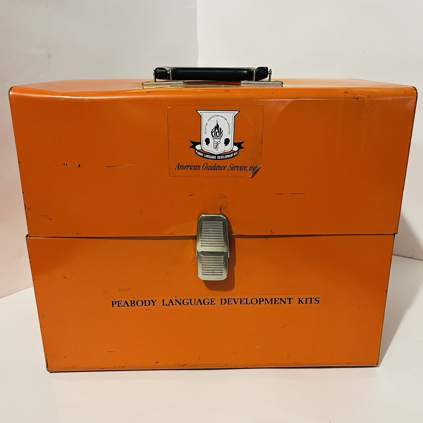 Peabody Language Development Kit 1968 AGS Cards Clips Case Level P
