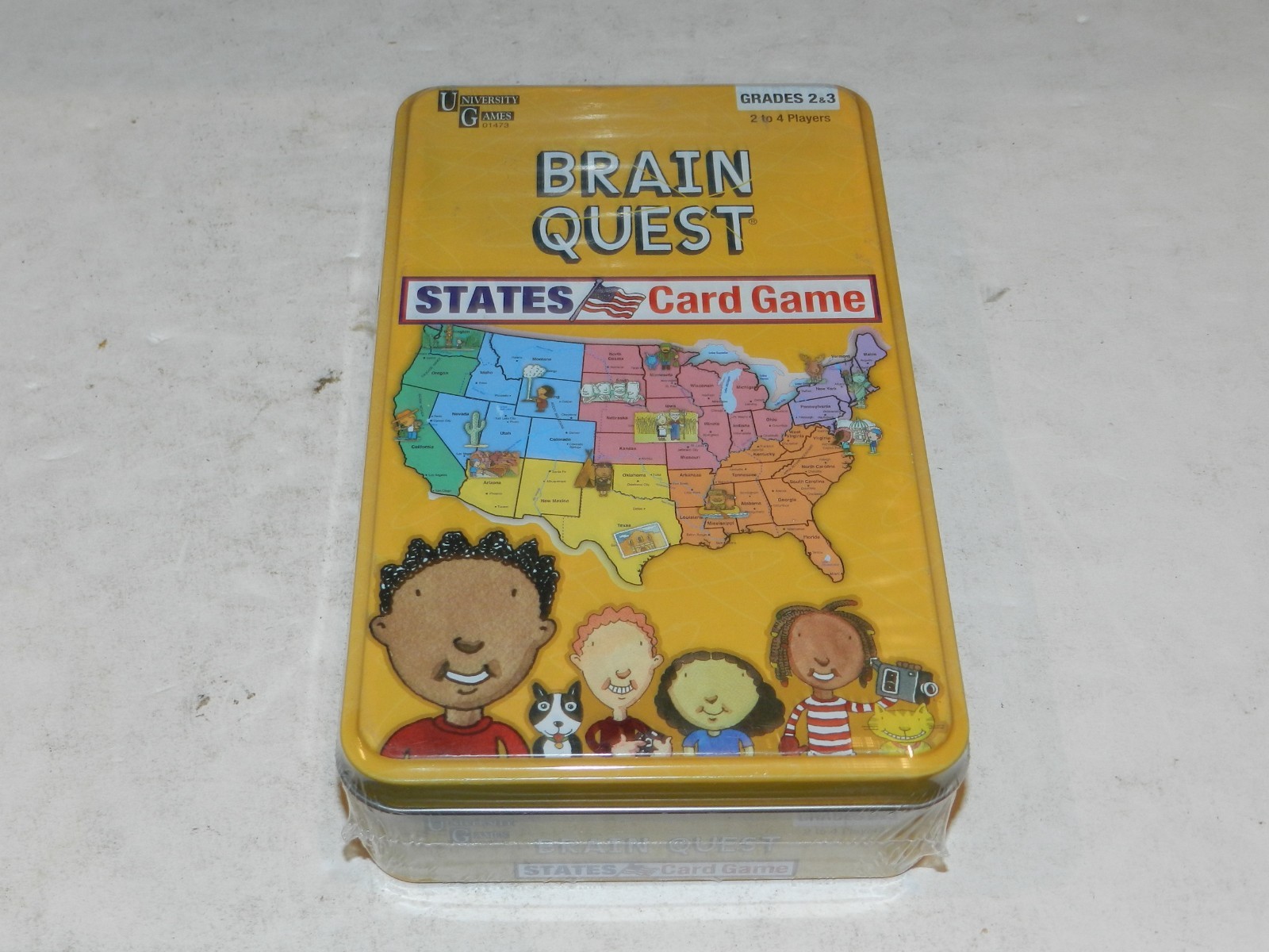 University Games Brain Quest States Trivia Card Game Grades 2/3 Educational NEW