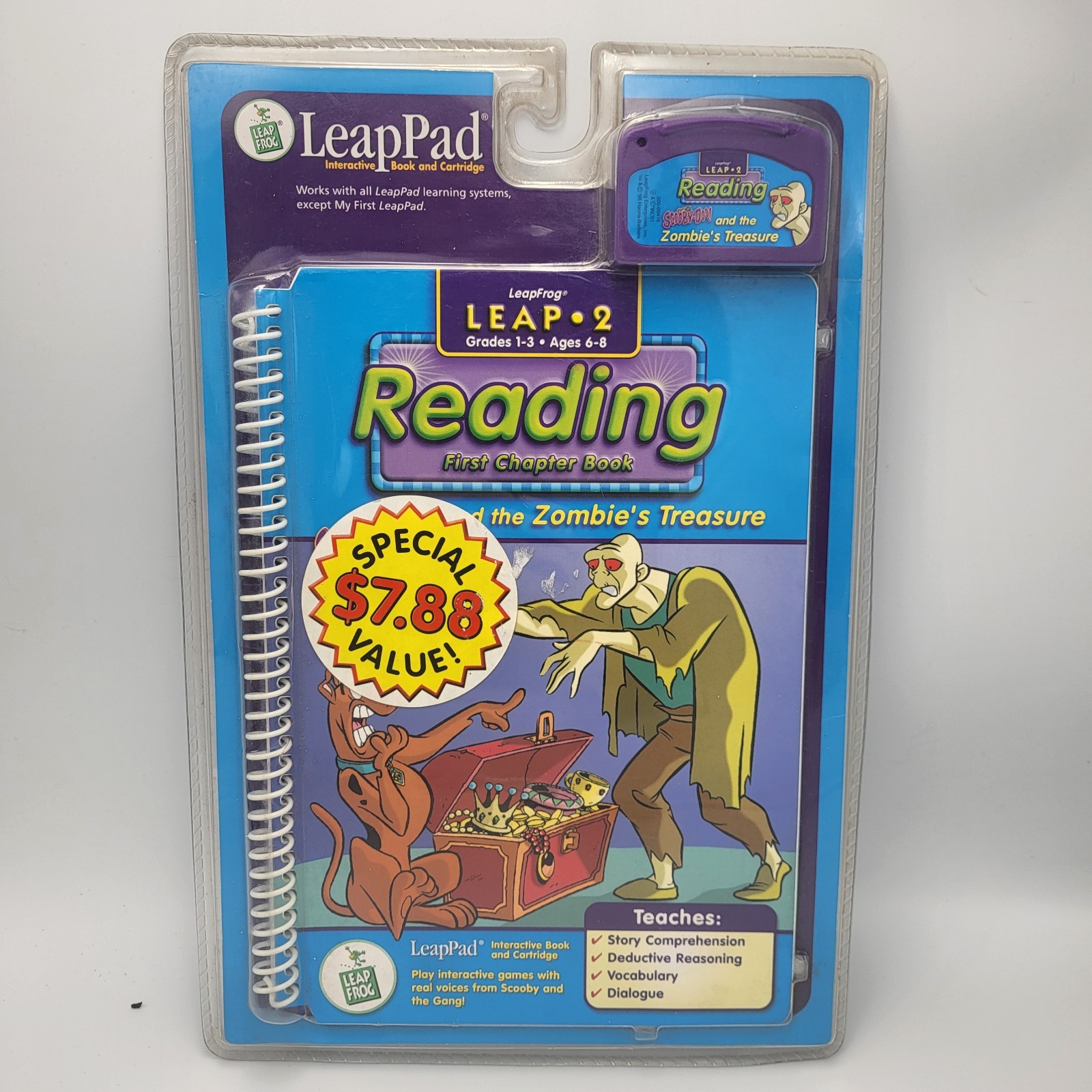 LeapFrog LeapPad Lot Of 4 Books, Bear In The Big Blue House, Scooby Doo, Pooh