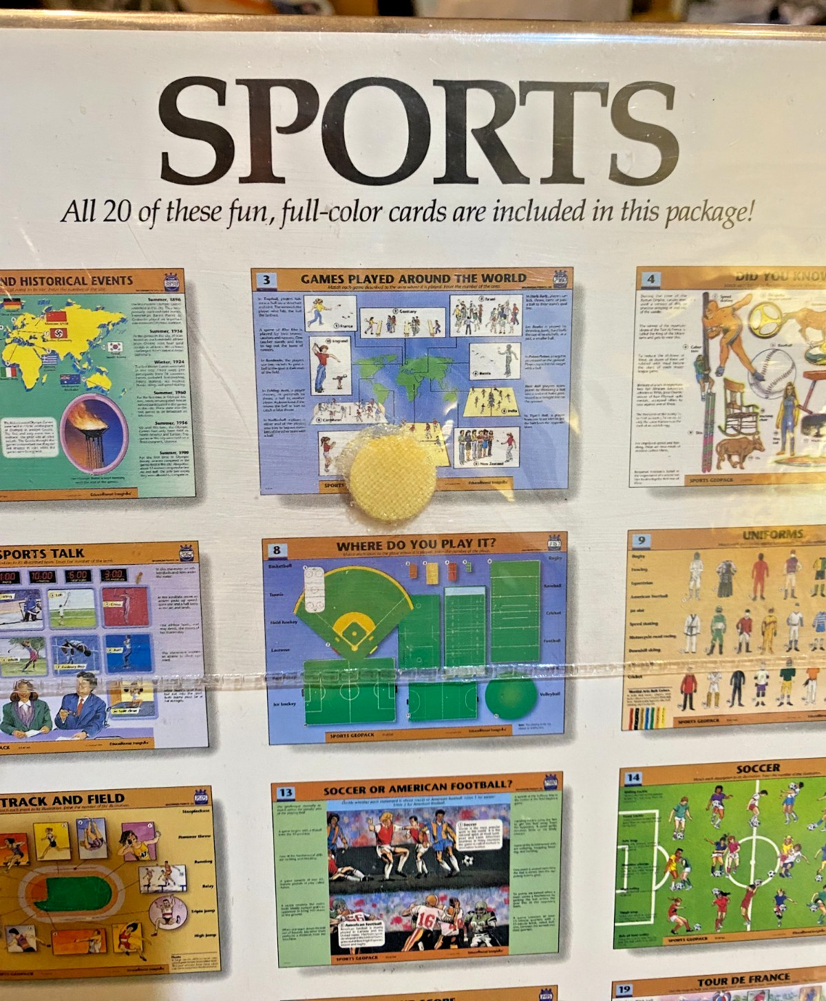 GeoSafari Electronic Learning Game -Sports -EI-8766