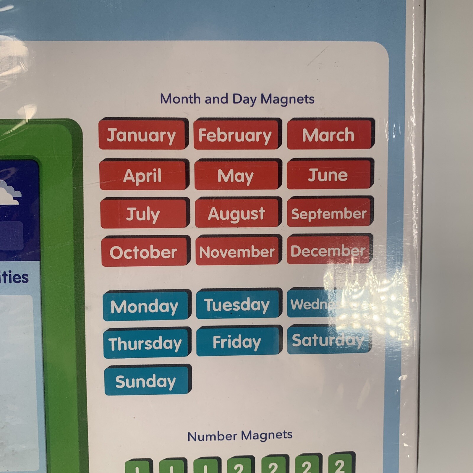 LAKESHORE Learning Magnetic Daily Calendar Activity Center Set Homeschool NEW