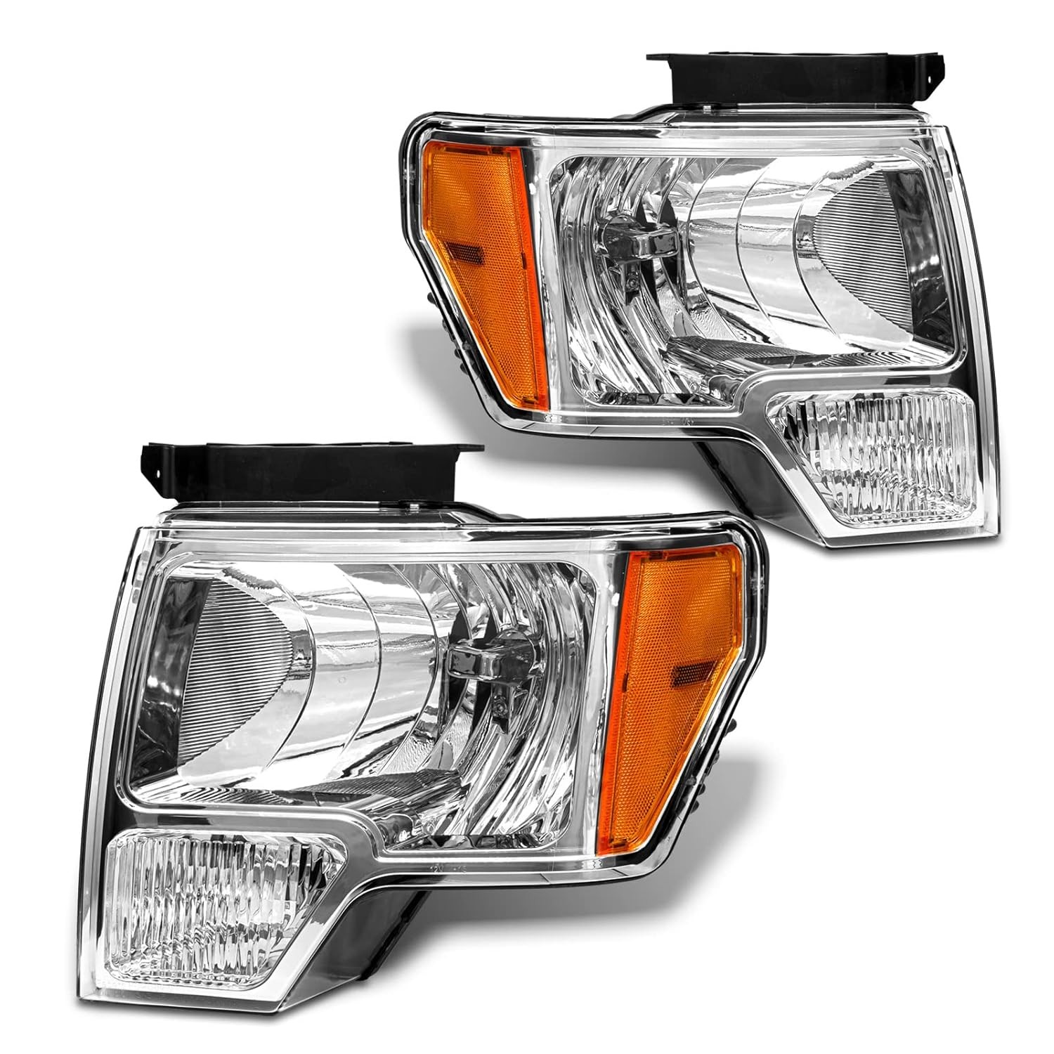 09-14 Ford F150 Pickup Headlight Assembly 2009-2014 Ford F150 Headlights