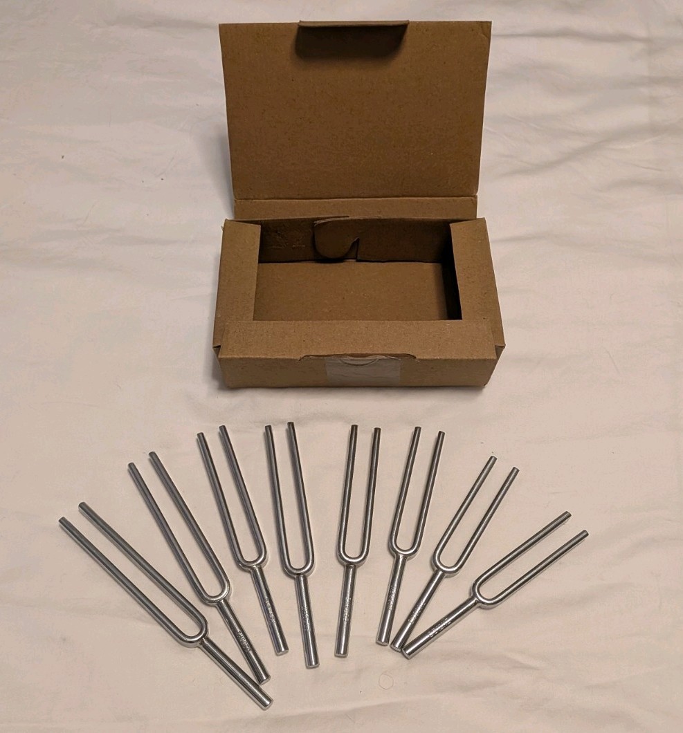 Eisco Scientific Steel Tuning Forks, Set of 8 PH0738ALT