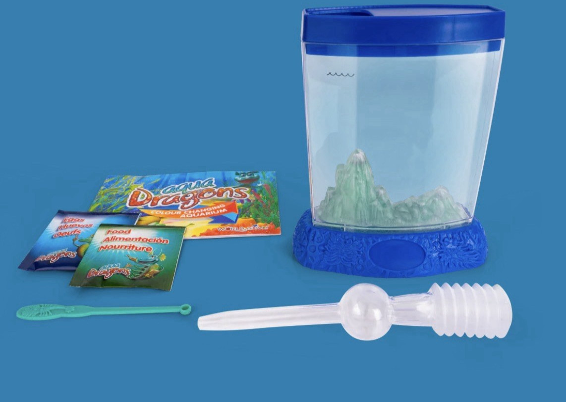 Aqua Dragons Colour Changing Aquarium Deluxe with LED Lights Ages 6+ RARE