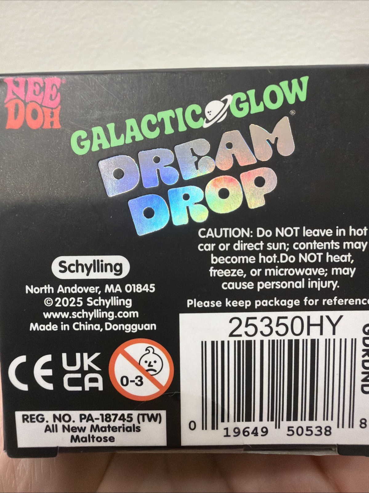 BLUE Needoh Nee Doh Galactic Glow Dream Drop EXTREMELY RARE AUTHENTIC