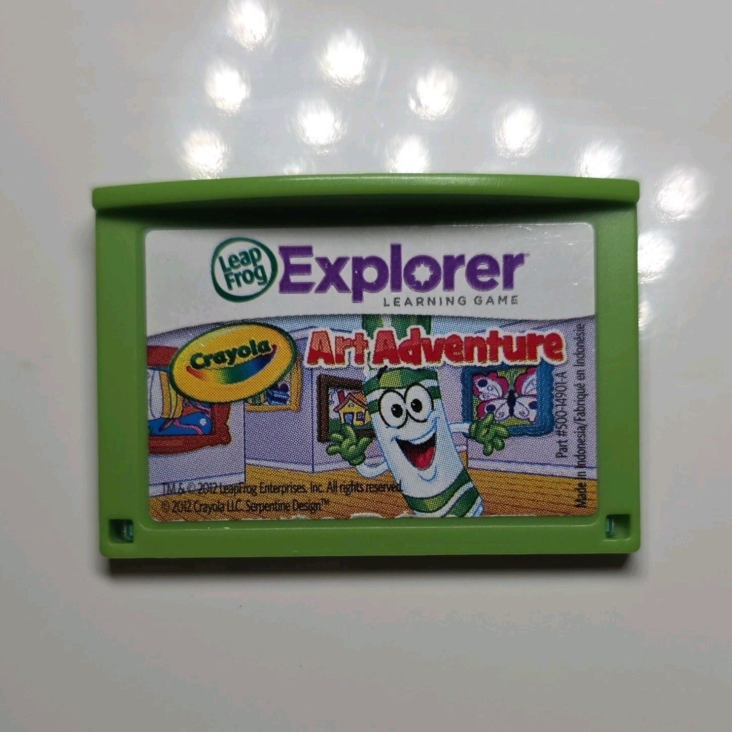 LeapFrog Explorer Learning Game Cartridge Crayola Art Adventure 4-7 Years 2012