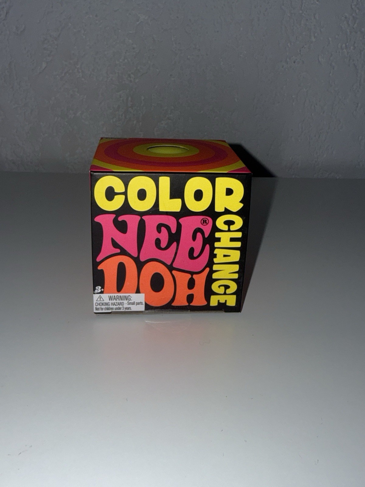 Schylling Needoh Color Change squish toy yellow
