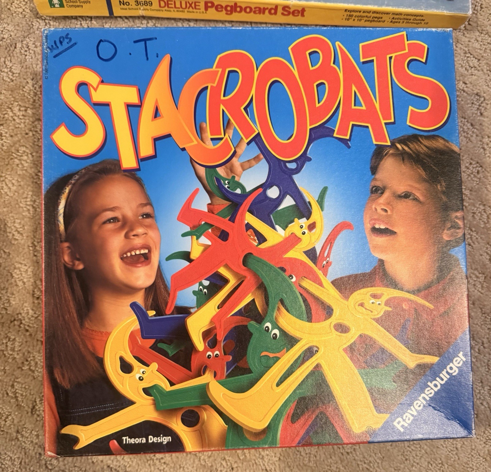 Lot Games Occupational Therapy Fine Motor Zones Pegboard Stacrobats Soccer
