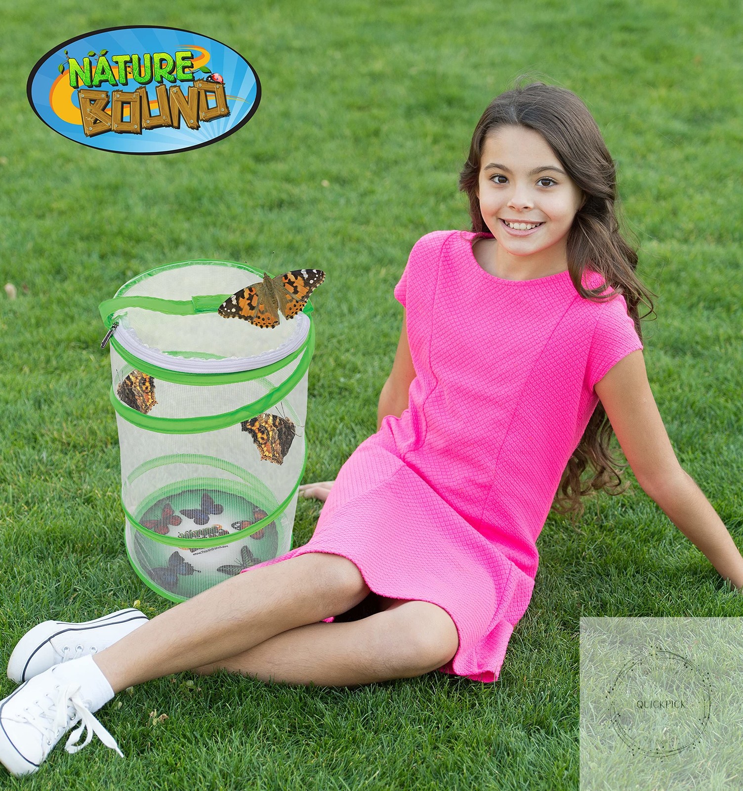 Butterfly Growing Kit – Live Caterpillar to Butterfly Project for Kids Includes