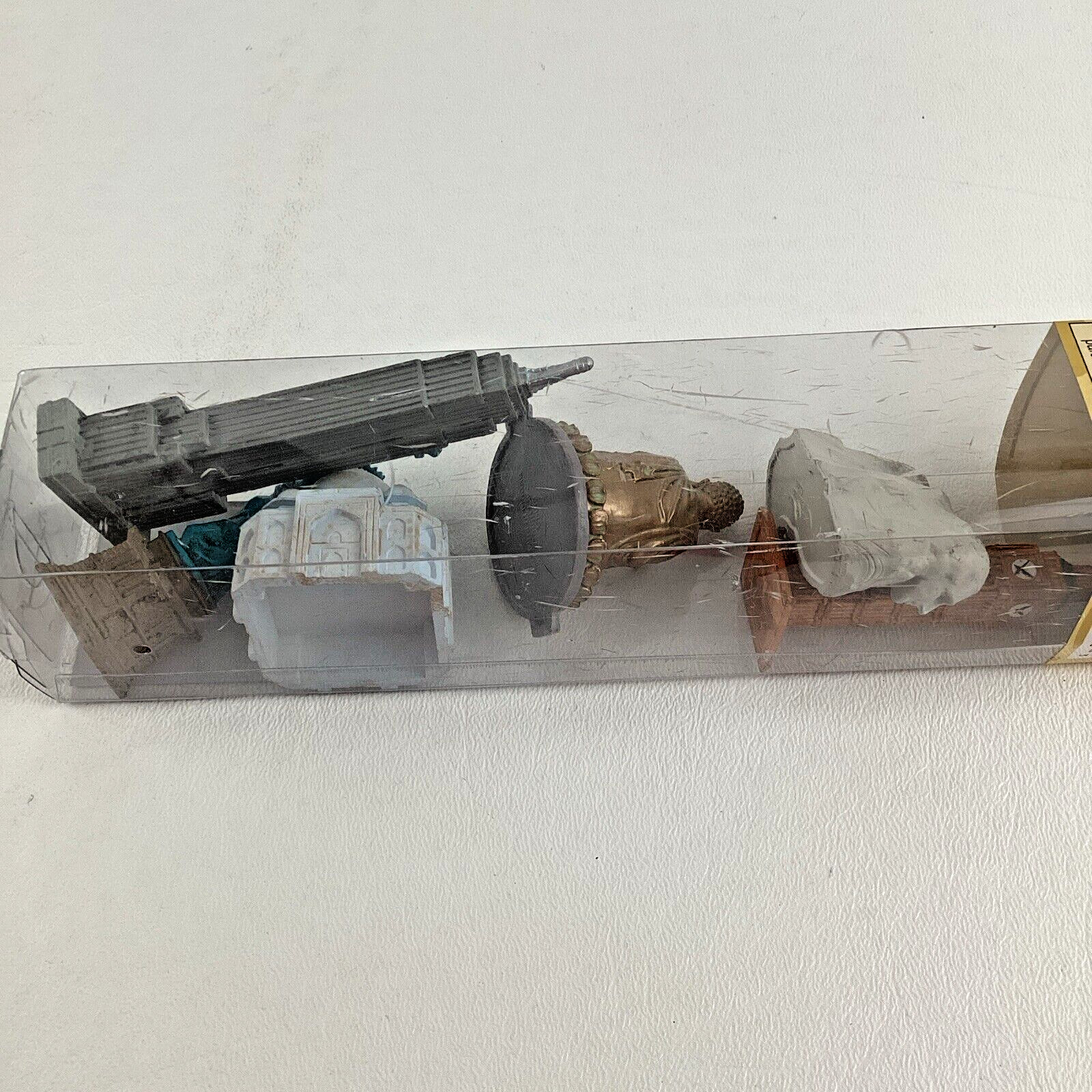 Safari Toob World Landmarks Mini Collectible Figure Set Buildings Globe 2013
