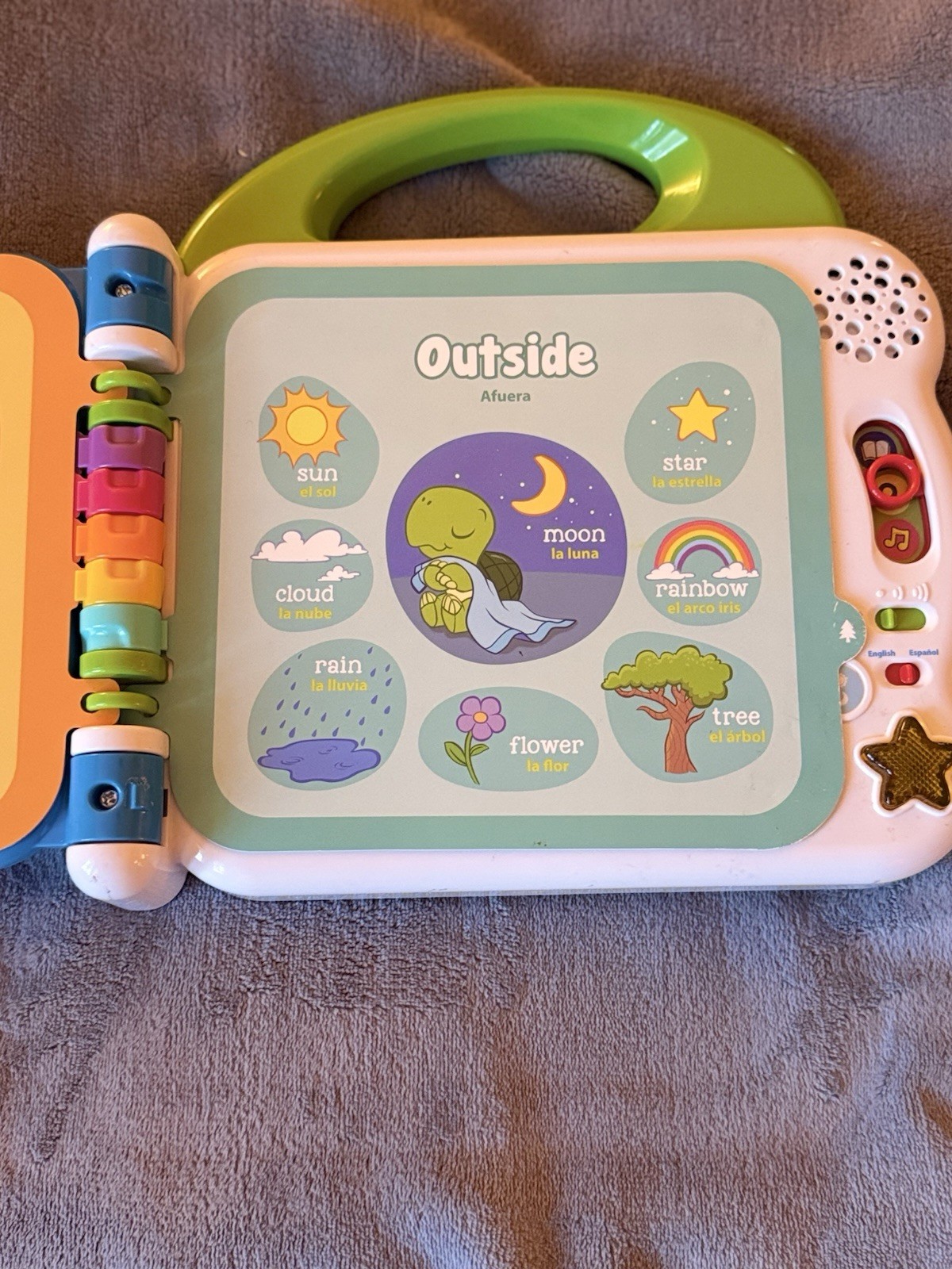 LeapFrog Learning Friends 100 Words Book Electronic Bilingual, Tested & Works