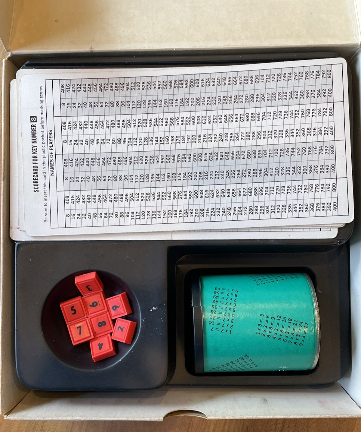 SUM TIMES | 3M 1968 | Classic Vintage Edu-PLAY-tional Math Game | USED