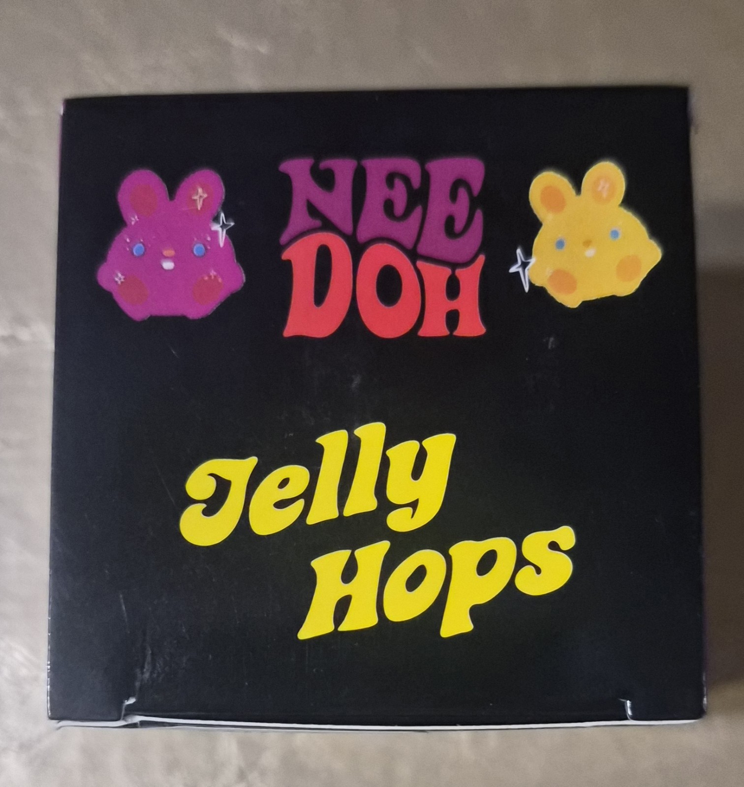 NEEDOH JELLYHOPS SCENTED TWINKLEBERRY TAFFY 2 INCH BUNNY SQUISHY TOY YELLOW NIB