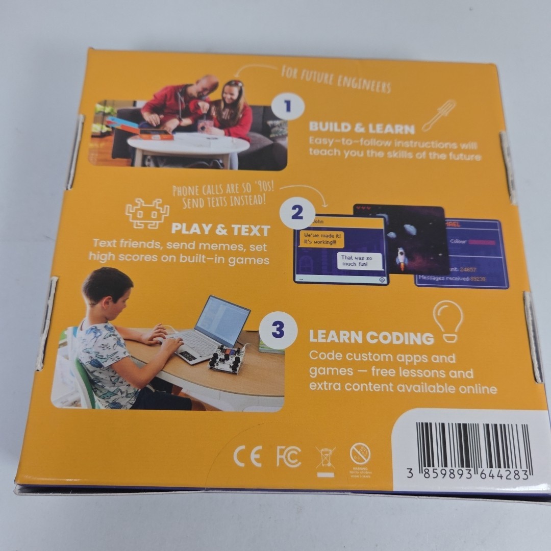 CircuitMess STEM Starter Kit, Chatter 2.0 Build/code your own walkie-texties